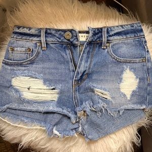 Bullhead demin co high rise shorts size 0